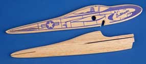 404 Interceptor and Firebaby fuselage comparison showing Jim Walker's integration of established model airplanes with new releases