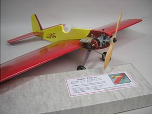 Jim Walker's Super Firecat an American Junior U-Control stunt ship