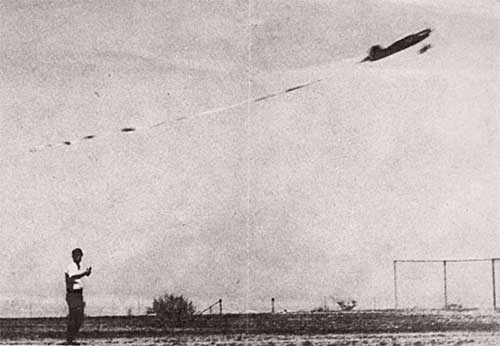 U-Control flying at the High School yard - this photo ended up in local paper