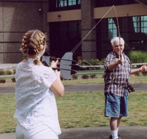 Frank Macy and Whip-Power plane