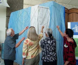 Unveiling of the Jim Walker exhibit at Evergren Museum