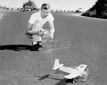 Willie Willingham poses with the FireBee at Rocky Butte in Portland, Oregon