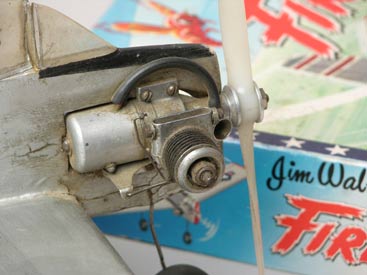 Royal Spitfire engine on the prototype FireBee