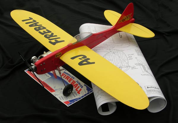 Plan set for the Jim Walker Fierball U-Control control line plane