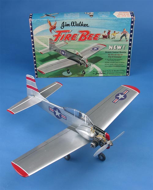 Jim Walker FireBee kit and finished model by Frank Macy